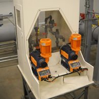 Diaphagm Meter Pumps with Piping Enclosure