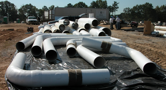 Small Diameter FRP Ductwork
