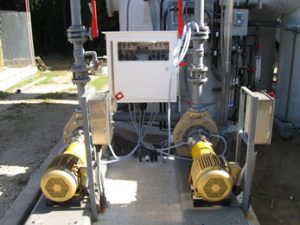 Recycle Pump with Small Metering Box Enclosure