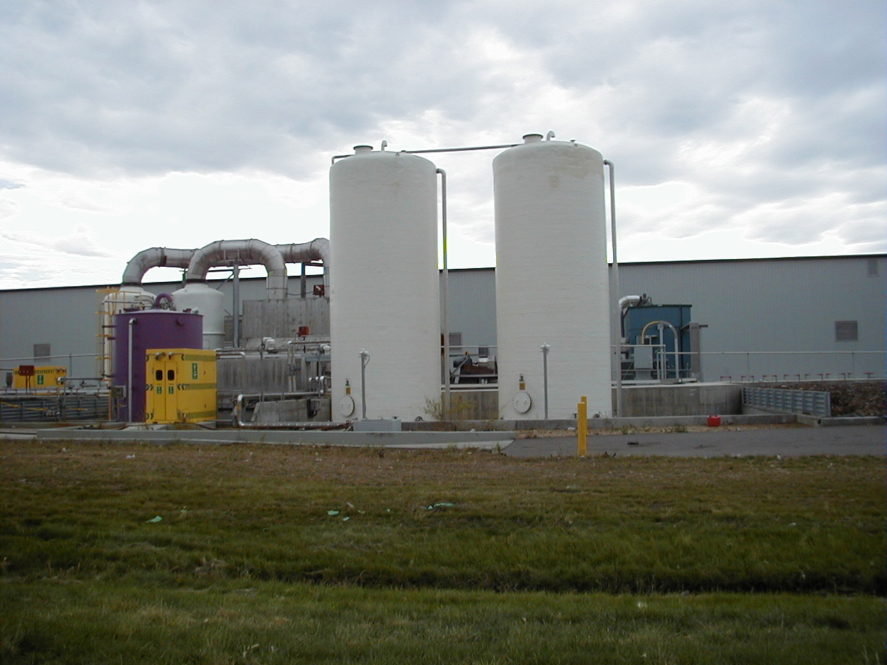 16 Diameter Waste Storage Tanks and Sulfuric Acid Storage Tank