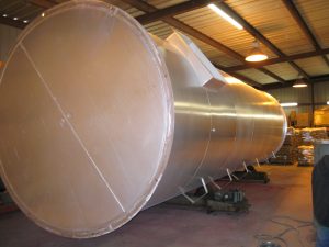 Aluminum Air Stripper In Fabrication