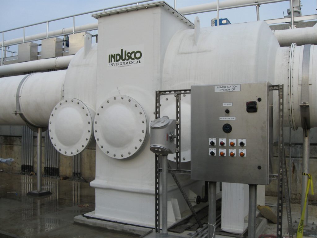 Bio Filter Humidification Scrubber - and Control and Control Panel - Stratford, CT