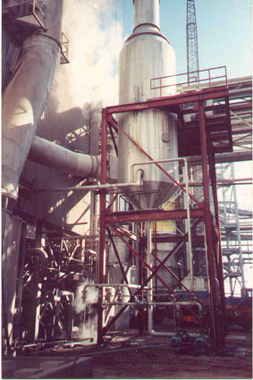 Disolving (Smelt) Tank Scrubber Unit with Structural and Ductwork