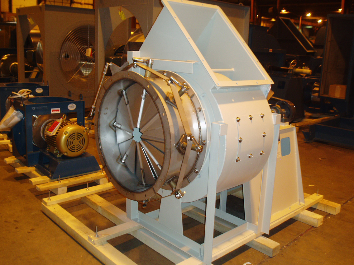 Fan with Variable Vane Air Inlet Damper