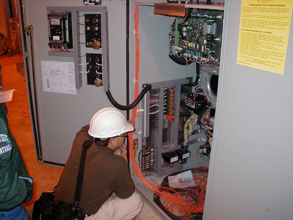 Field Installation of Large Control Panel