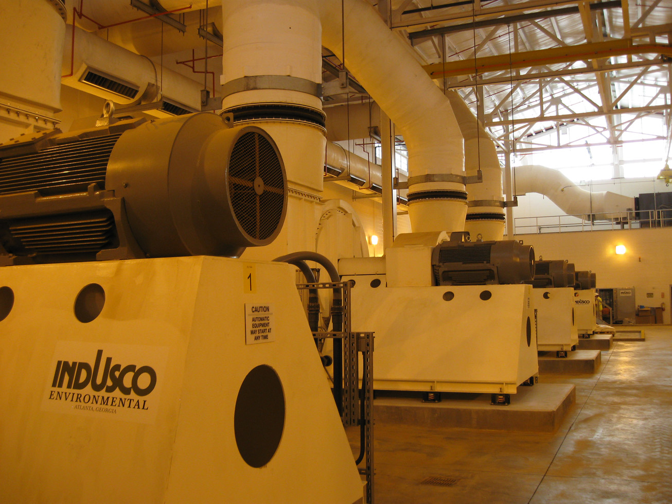 Four Direct Drive - 55,000 CFM Fans