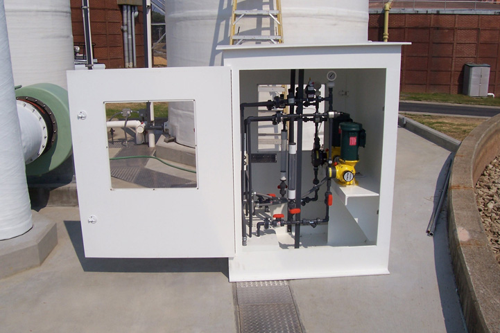 Hypo and Caustic Meter Pump Envionmental Enclosure