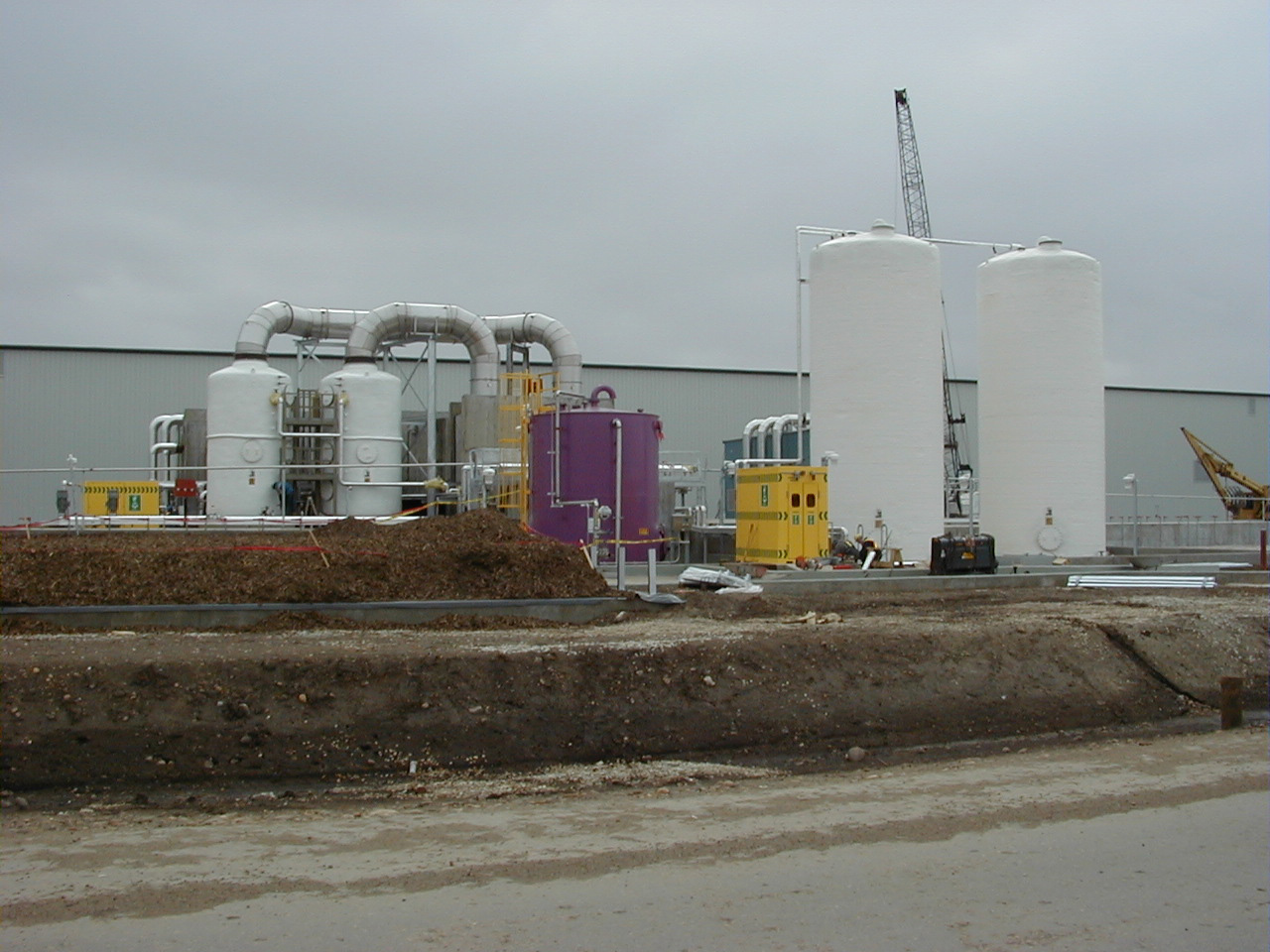 Large Ammonia Humidification Scrubber and Bio Scrubber with Acid Control and Waste Tanks