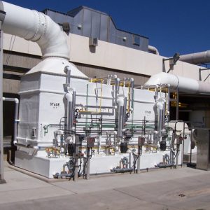 Modular Three Stage Scrubber System - Three Recycle Pumps