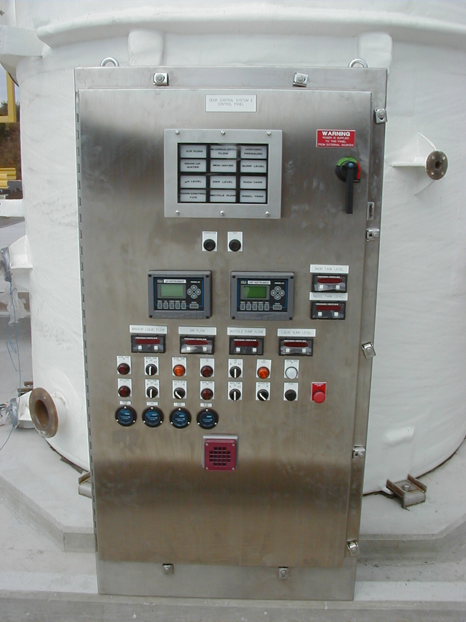 Odor Control Panel with Annuciator Lighted Panel