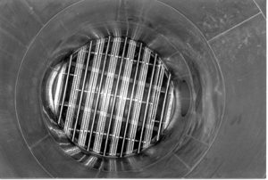 PVC Lined Vessel with Gas Injection Packing Support Plate | INDUSCO ...