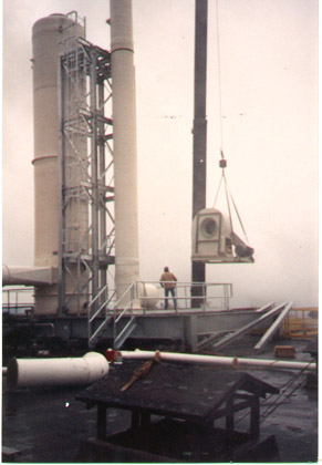 Setting Fan for Chlorine Dioxide Scrubber System