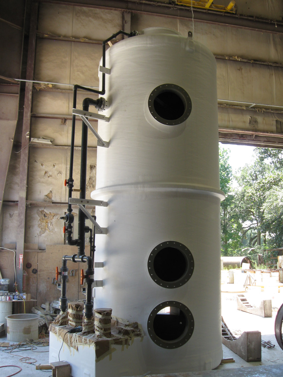 Shop Fit Up Side Step Sump and Vertical Recycle Pumps