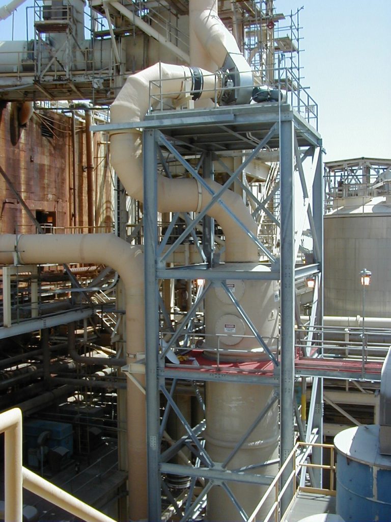Tall Bed Bleach Plant Scrubber System
