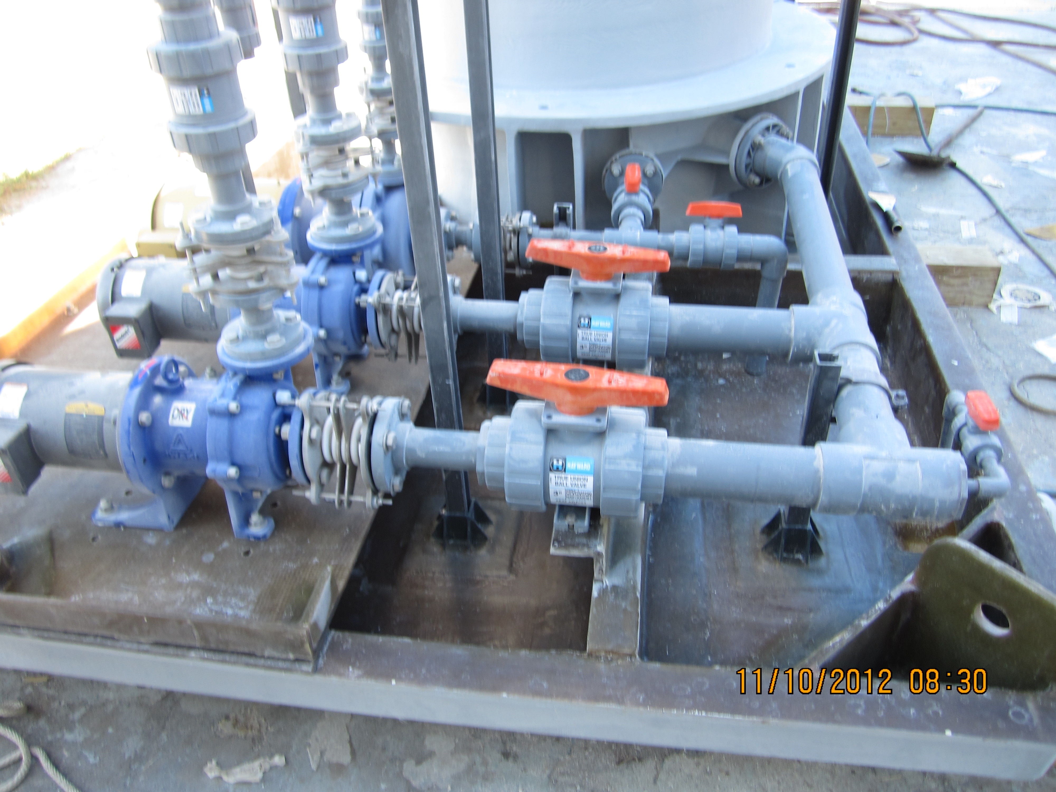 Three Pumps on Large Skid