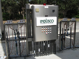 Typical Off Gas Scrubber System Panel with Sun Block Panel