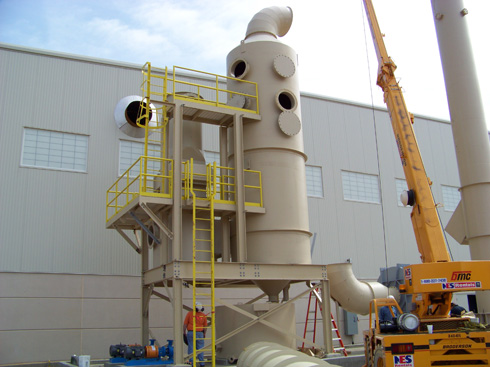 US Governmental Facility - Salt Bath Furnace Exhaust Scrubber System