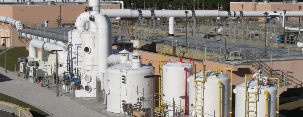 Two Stage Scrubber System with Carbon Adsorbers