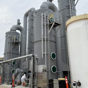 Air Stripper part of the Ammonia Recovery System