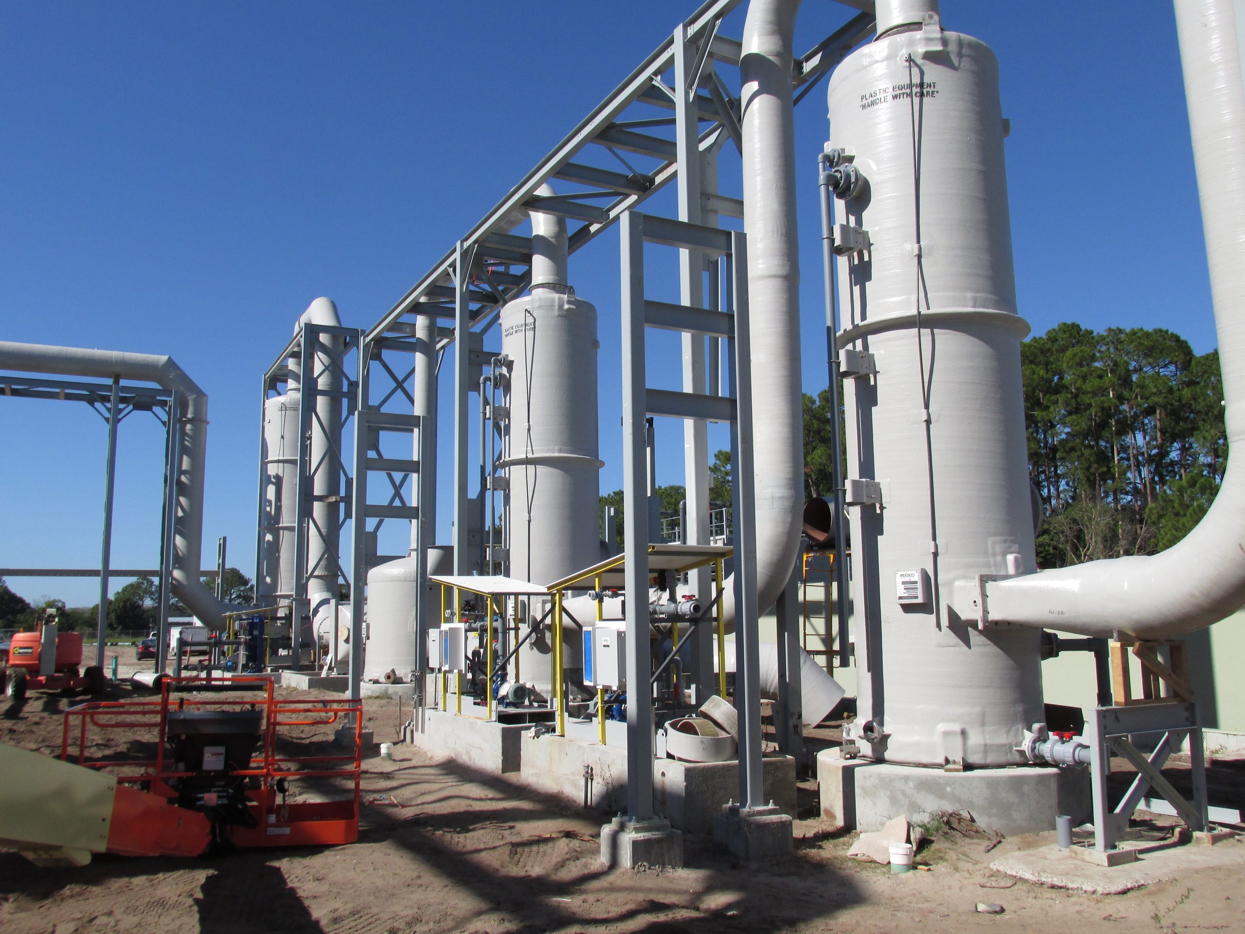 Vitag installation 3-stage Industrial Scrubber System