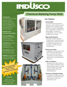 Indusco Chemical Metering Pump Skids